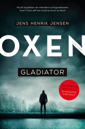 Omslag van de thriller Oxen - Gladiator van Jens Henrik Jensen