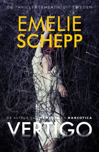 Omslag van de thriller Vertigo van de Zweedse schrijfster Emelie Schepp.