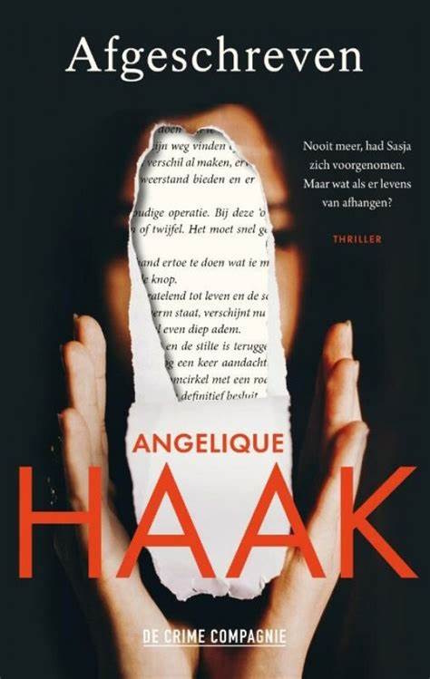 Omslag van de thriller Afgeschreven van Angelique Haak.